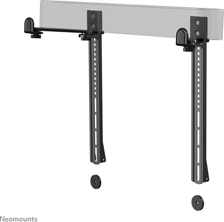 Mbajtës universal videobar/soundbar Neomounts AWL29-650BL1, çelik, 15 kg, i zi