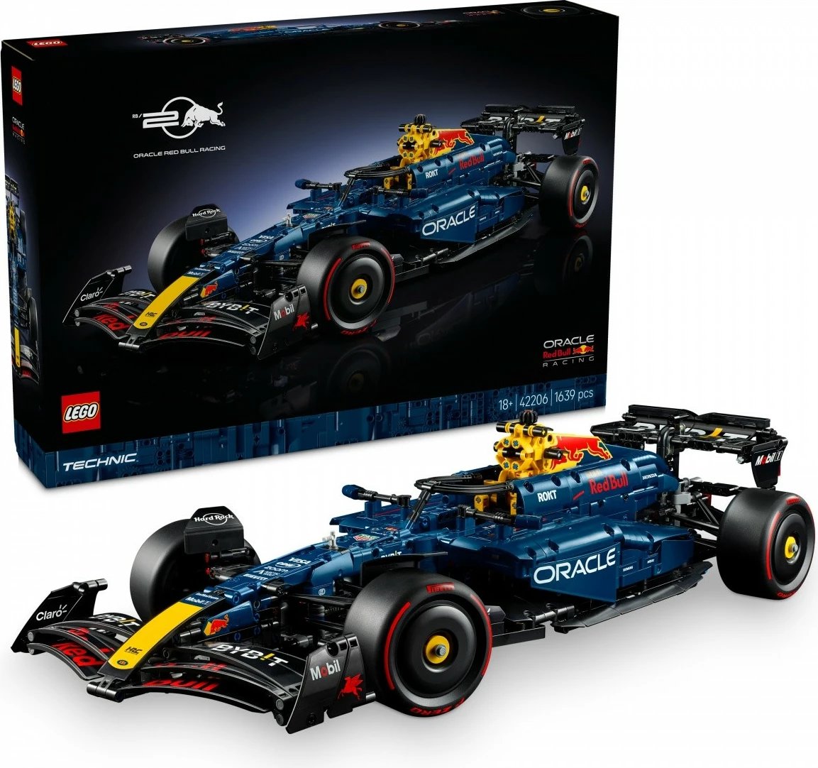 Set ndërtimi LEGO Technic Oracle Red Bull Racing RB20, 1639 pjesë, Blu