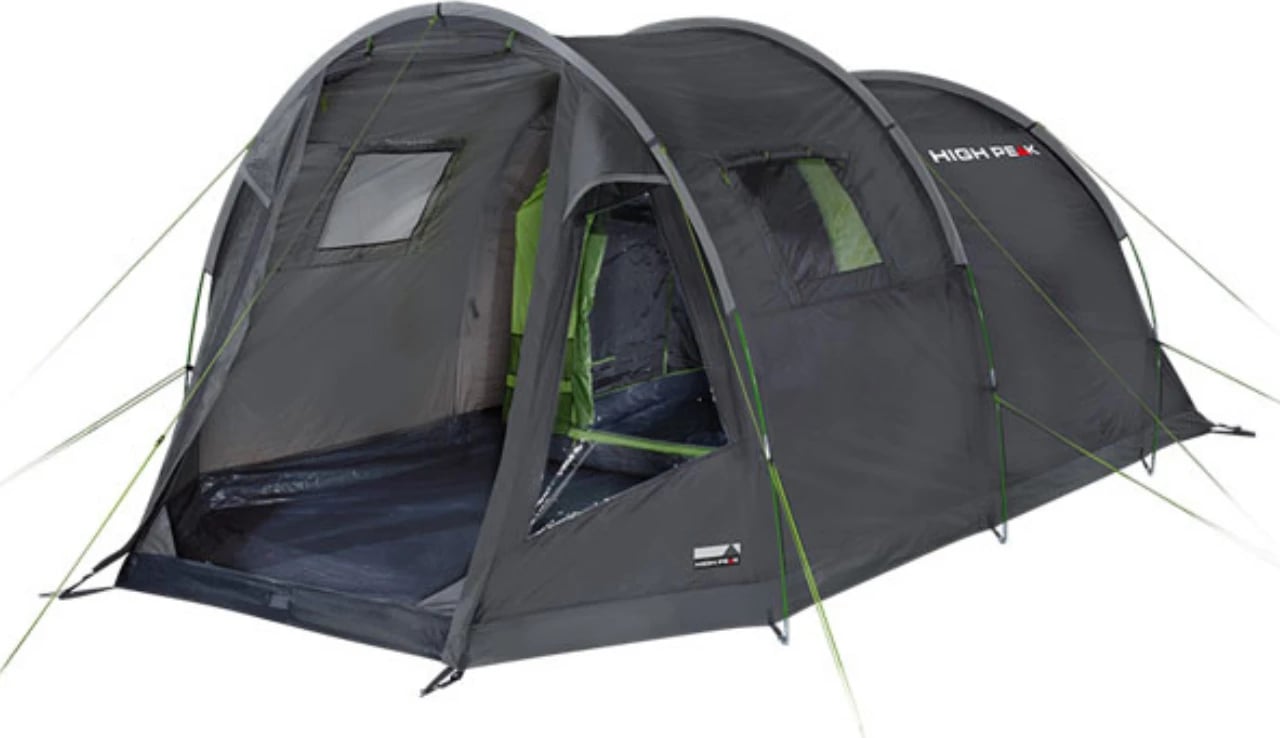 Tendë High Peak për 4 persona, ngjyrë gri e errët-jeshile
