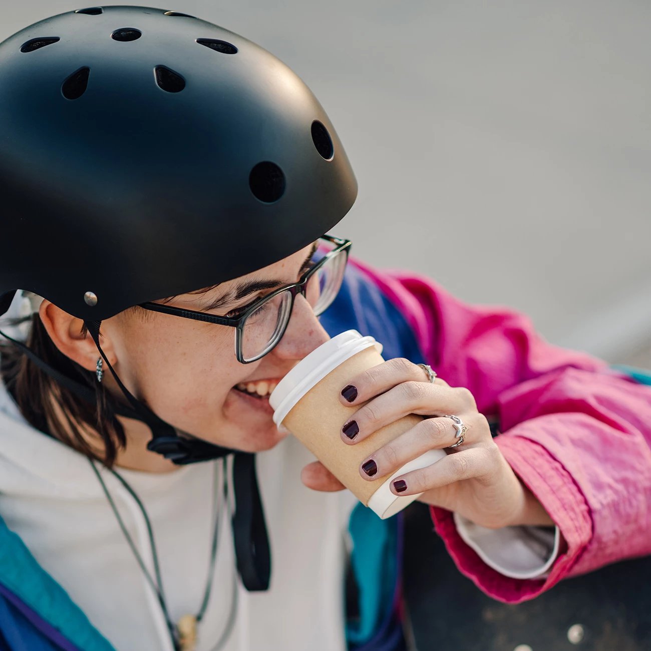 Kaskë BMX/scooter Wozinsky HT-38C S (48-52 cm) e lehtë PC+EPS, e zezë