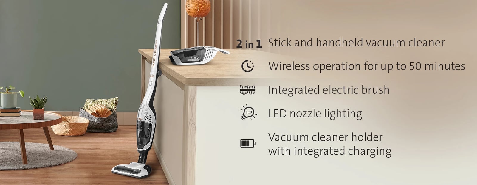 Fshesë Me Bateri Eta Moneto II ETA545390000