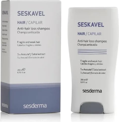Shampon kundër rënies së flokëve unisex Sesderma Seskavel 200ml