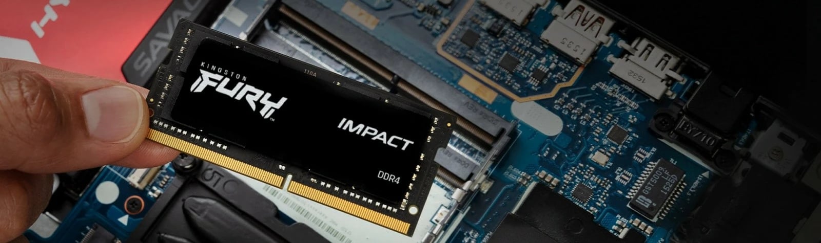 RAM Memorje Kingston FURY Impact DDR4, 64GB (2x32GB), 3200MHz, SODIMM, CL20, e zezë