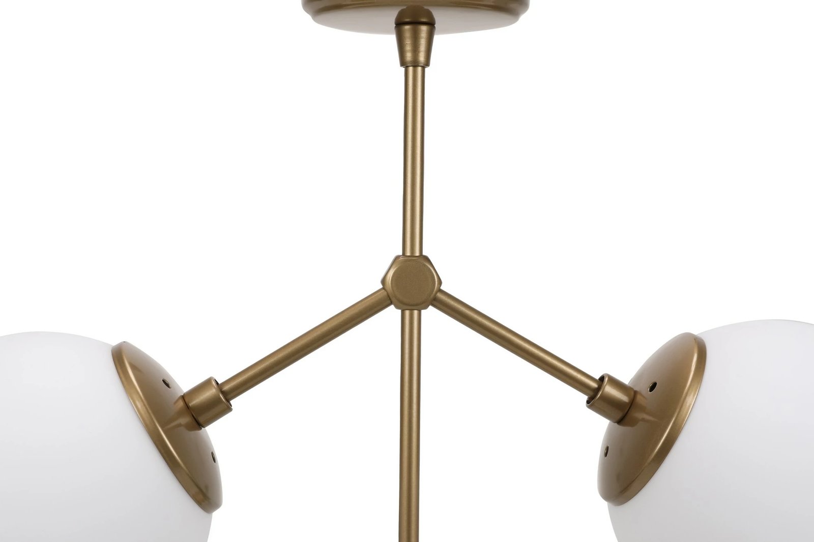 Llambë tavani Opviq, Damar - 6337, metal, kapak qelqi, e verdhë dhe e bardhë, 43x15cm