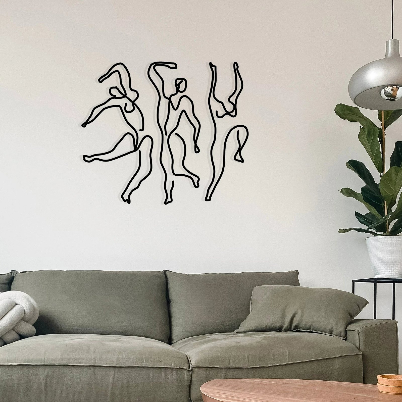 Aksesor dekorativ metalik për mur, Wallity, Famiglia