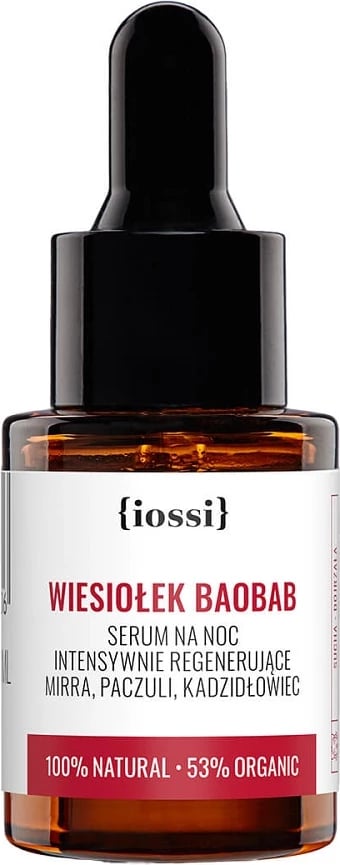 Serum nate për fytyrë për femra Iossi Evening Primrose & Baobab Intensively Regenerating, 10ml