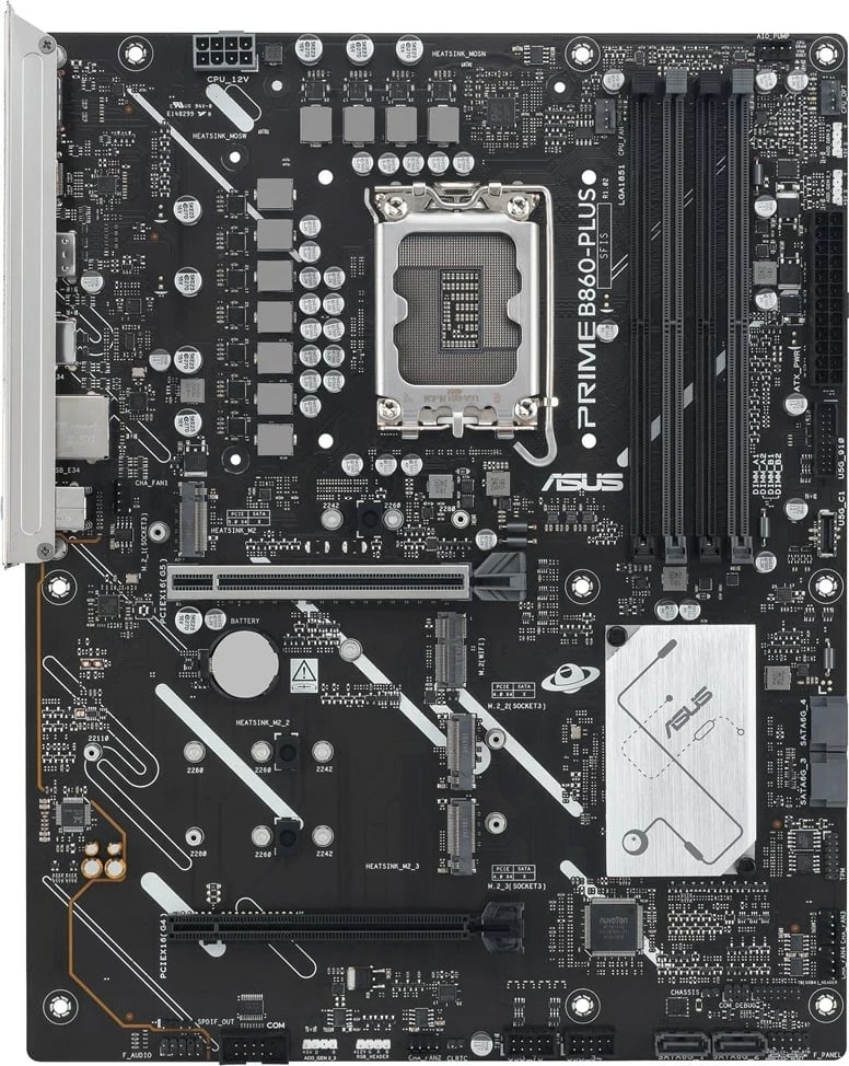 Pllakë amë ASUS PRIME B860-PLUS-CSM, Socket LGA 1851, ATX, Multicolour