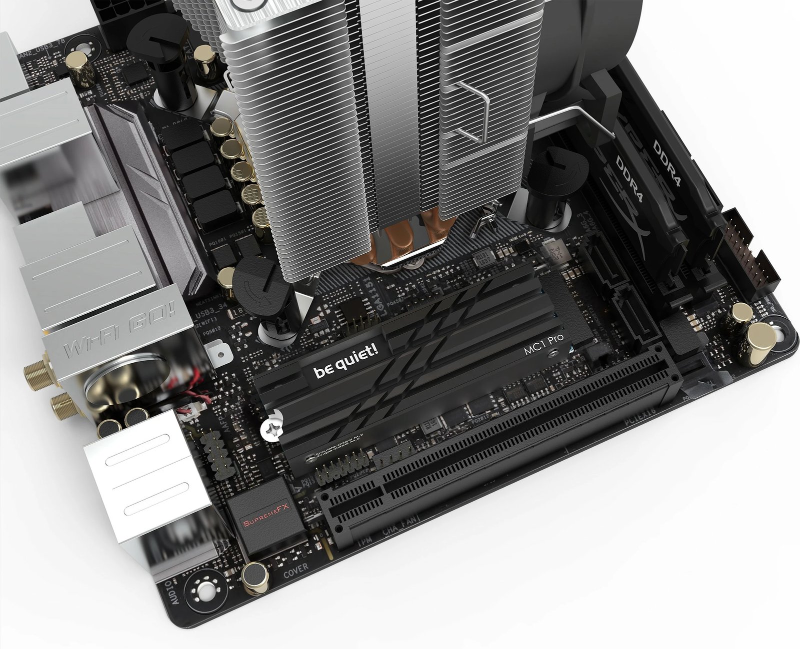 Ftohës për M.2 Be Quiet! MC1 Pro - E zezë