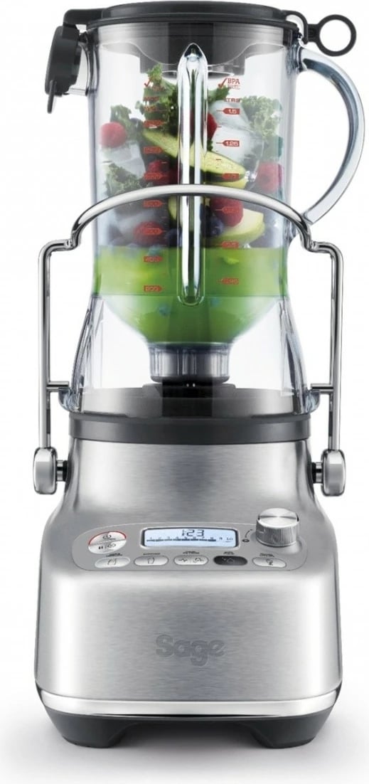 Blender me funksion shtrydhës, Sage SJB815BSS, 1.5 L 1350 W, 10 shpejtësi, çelik i furçuar