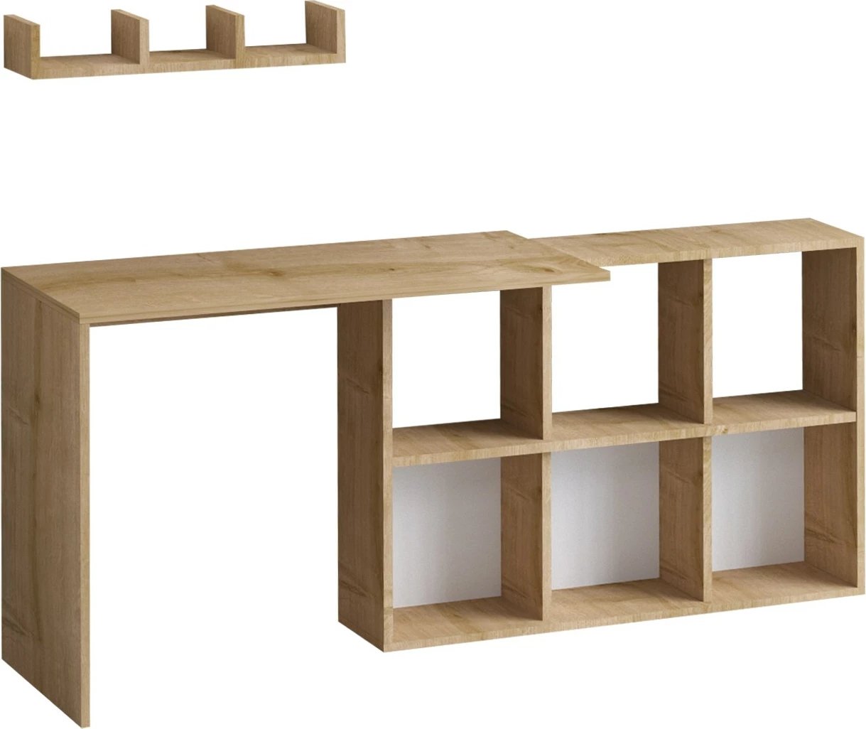 Tavolinë pune Hanah Home, Blake, ngjyrë lisi