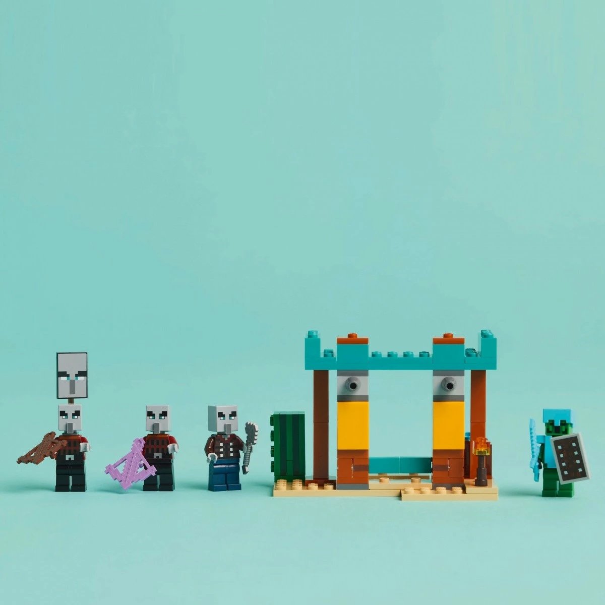 Set LEGO Minecraft Desert Raider Patrol 21267, 105 pjesë, për fëmijë, Plastikë