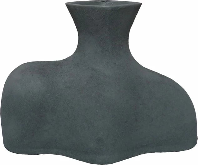 Vazo DANEET, alumin, gri, 31x17x22 cm