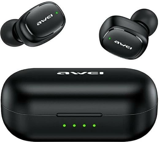 Kufje AWEI T13 Pro TWS, Bluetooth 5.1, me mikrofon, të zeza