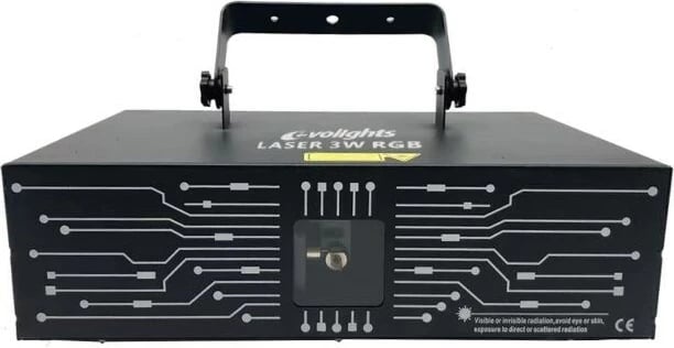Laser EVOLIGHTS 3W RGB, për skenë profesionale