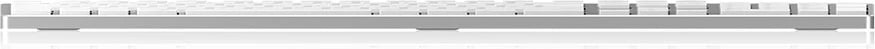 Tastierë wireless KeySonic KSK-8022BT, full-size, Bluetooth, QWERTZ, alumini, argjendtë