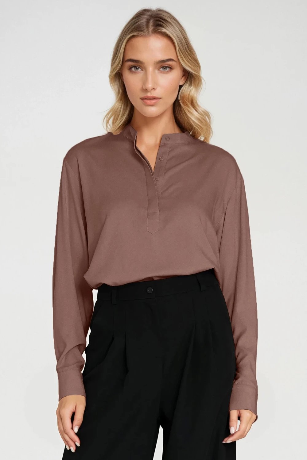 Bluzë femra Nife 217585, kafe