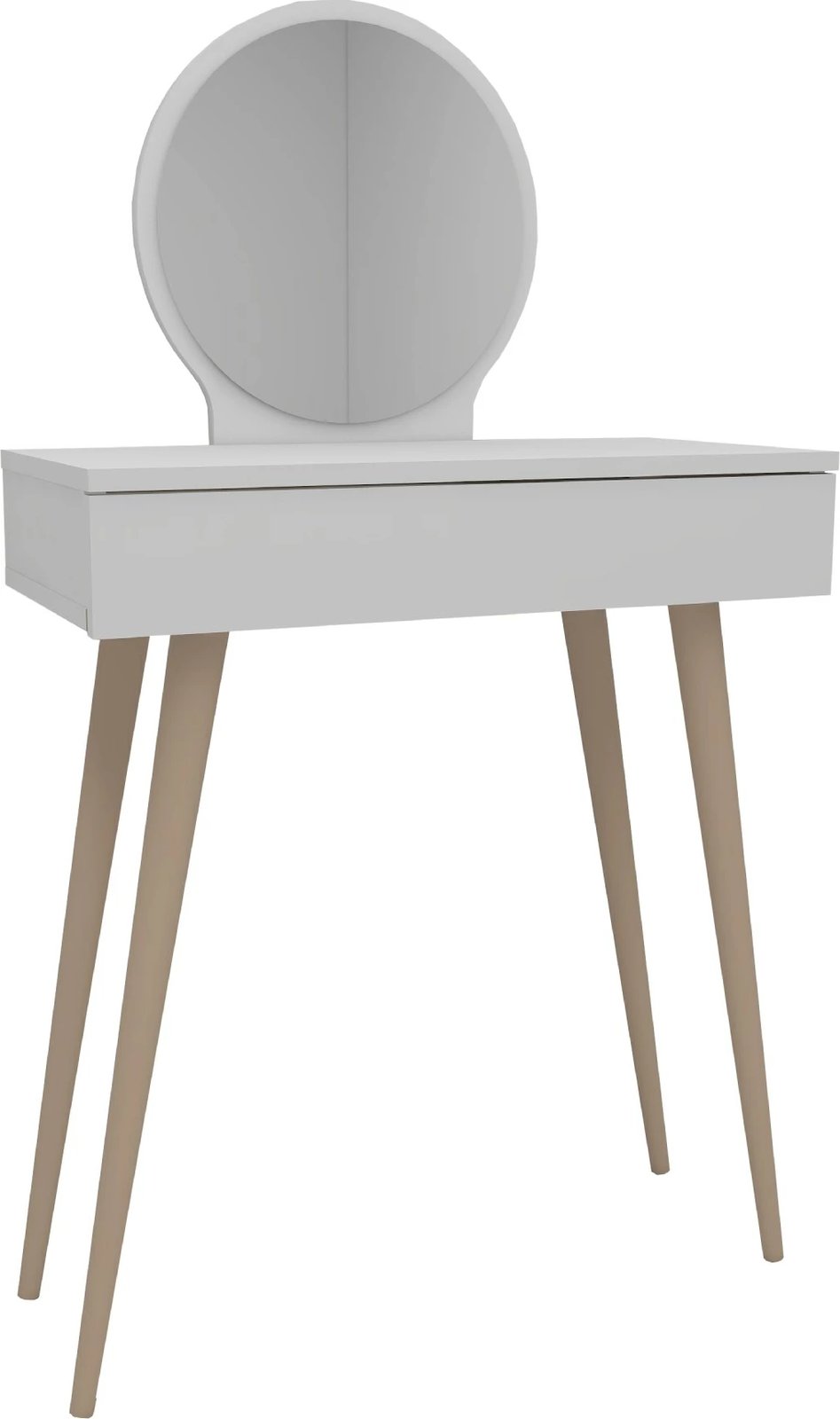 Tavolinë grimimi Hanah Home, Siena, e bardhë