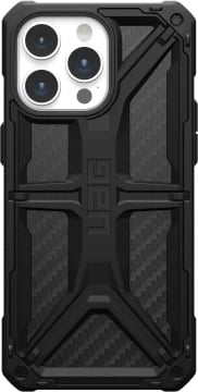 Mbështjellës UAG Monarch për iPhone 15 Pro Max, karbon i zi