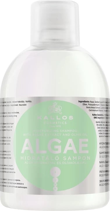 Shampon për femra Kallos Algae Moisturizing 1000ml