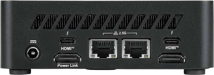 Mini PC, MSI, Cubi NUC AI 1UMG-005EU, Intel Core Ultra 7 155H, 16GB RAM Memorje, 1TB SSD, Wi‑Fi/BT, Windows 11 Pro, e zezë