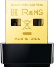 Adapter Wi-Fi USB, TP-Link Archer T2U Nano, AC600 dual-band 200/433 Mbps, nano, e zi