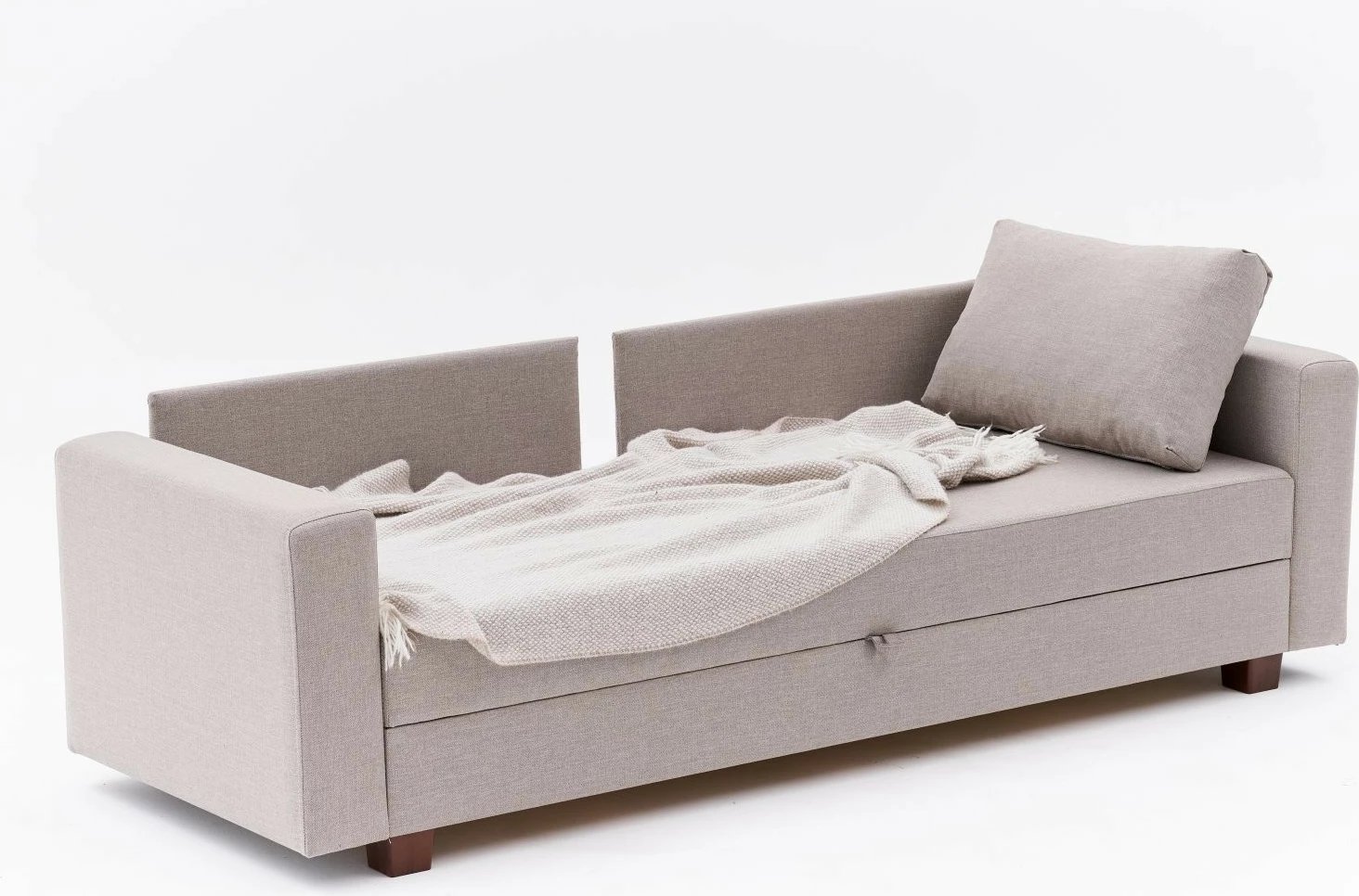 Divan-krevat treshe, ngjyrë bezhë, Aly