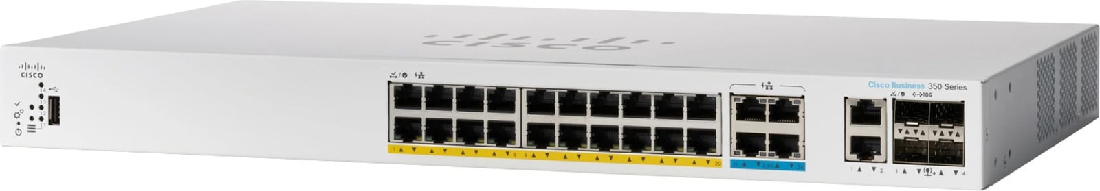 Switch Cisco Catalyst 1300, 8 porta 2.5G, 16 porta RJ-45, rackmount, gri