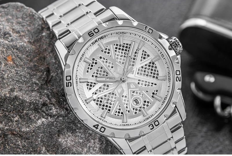 Orë dore për meshkuj Skmei, e zezë