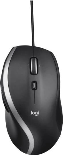 Maus, Logitech, M500s Advanced (910-005784), USB 2.0, me butona anësorë, me kabllo, e zezë