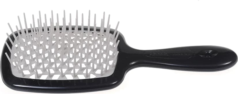 Brushë flokësh Janeke Superbrush për femra dhe fëmijë e zezë-gri, 1 copë