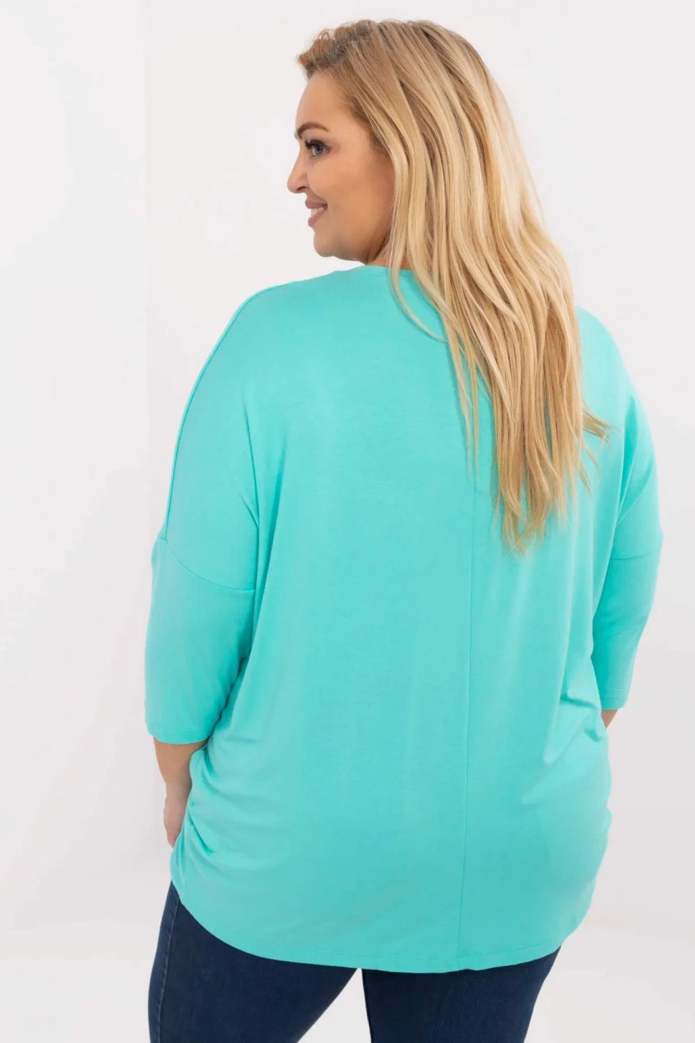 Bluzë plus size Relevance 212681 femra, e gjelbër