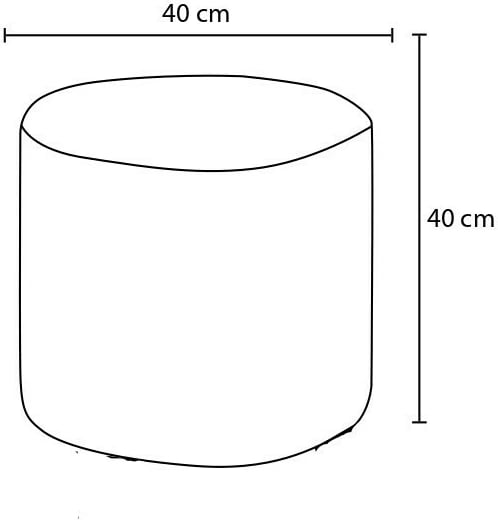 Puf Atelier del Sofa, ngjyrë e verdhë, Göcek