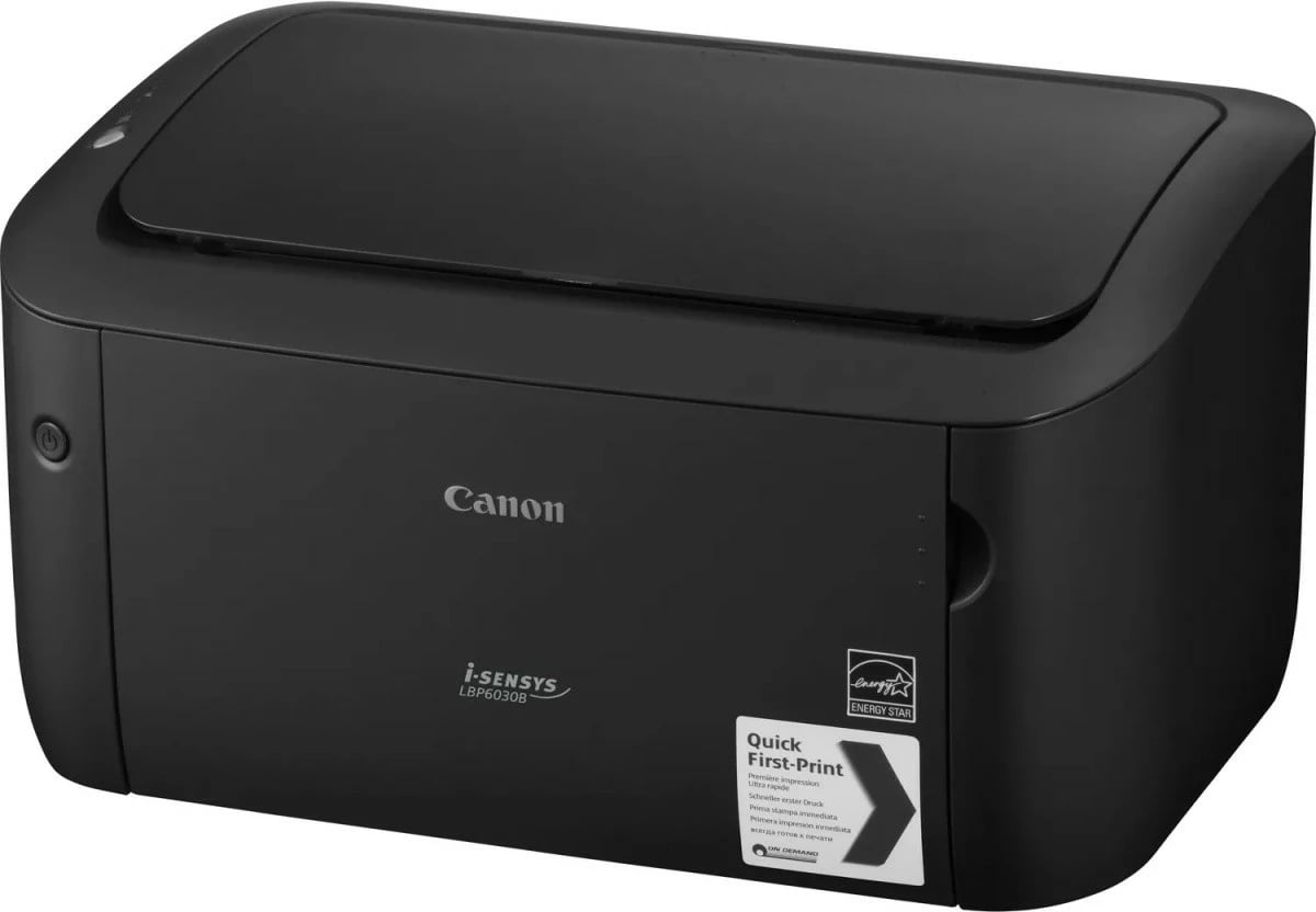 Printer laser, Canon, LBP6030B 8468B042, A4 mono 18 ppm 2400x600 dpi USB, set me 2x Toner CRG-725, e zezë