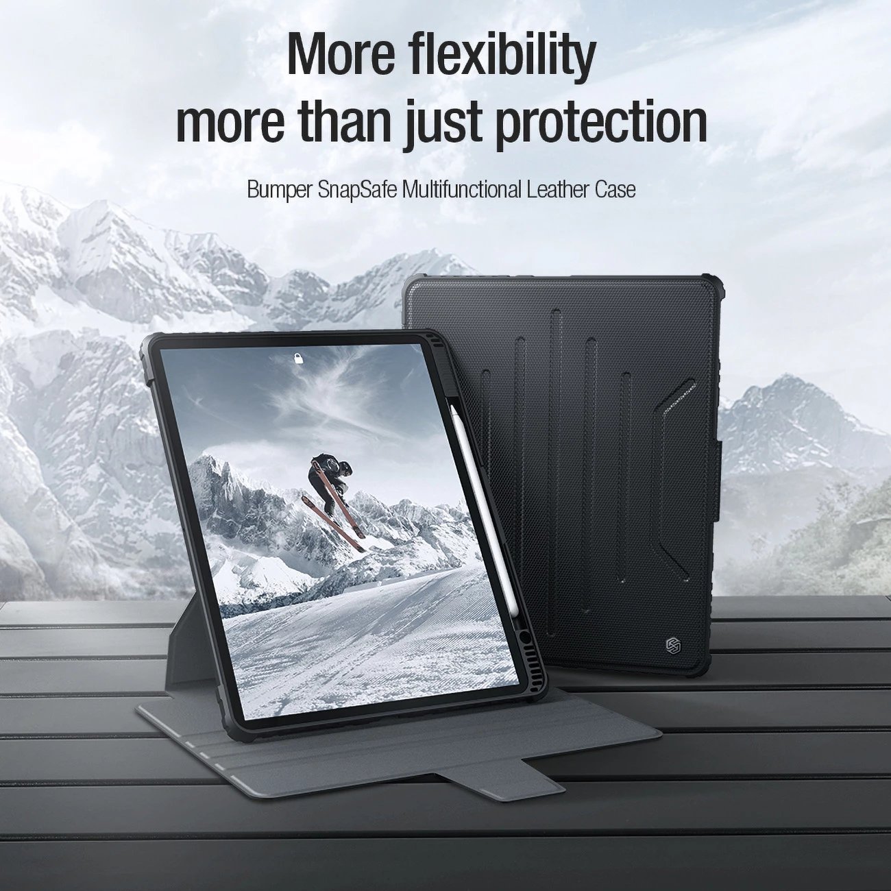 Mbështjellës tablet Nillkin Bumper SnapSafe për iPad Pro 12.9 2020/2021/2022, kaltër