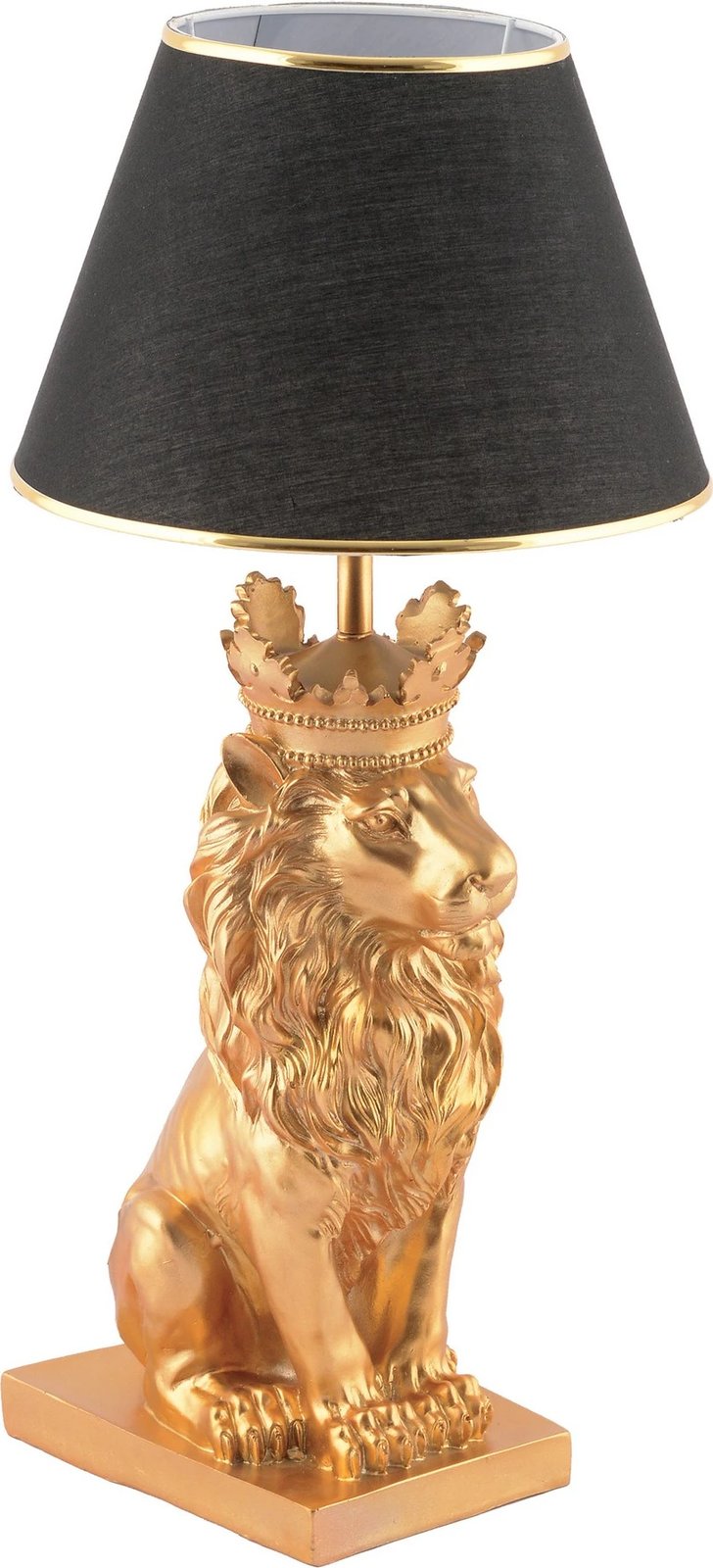 Llambë tavoline Opviq, Lion King, e zezë dhe e artë