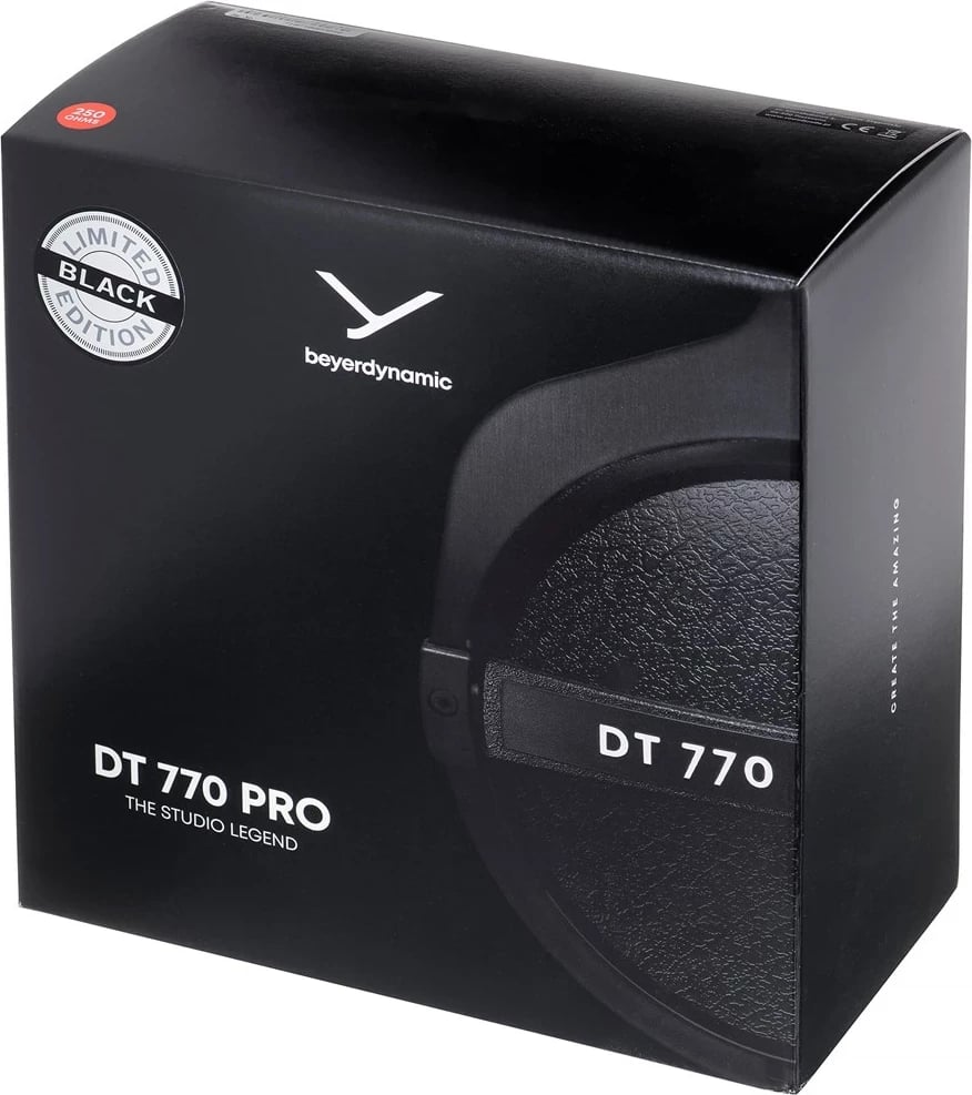 Kufje Beyerdynamic DT 770 PRO 250 OHM, Black Limited Edition