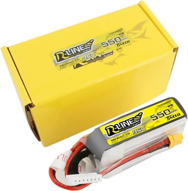 Bateri LiPo Tattu R-Line 550mAh 22.2V 95C 6S1P XT30