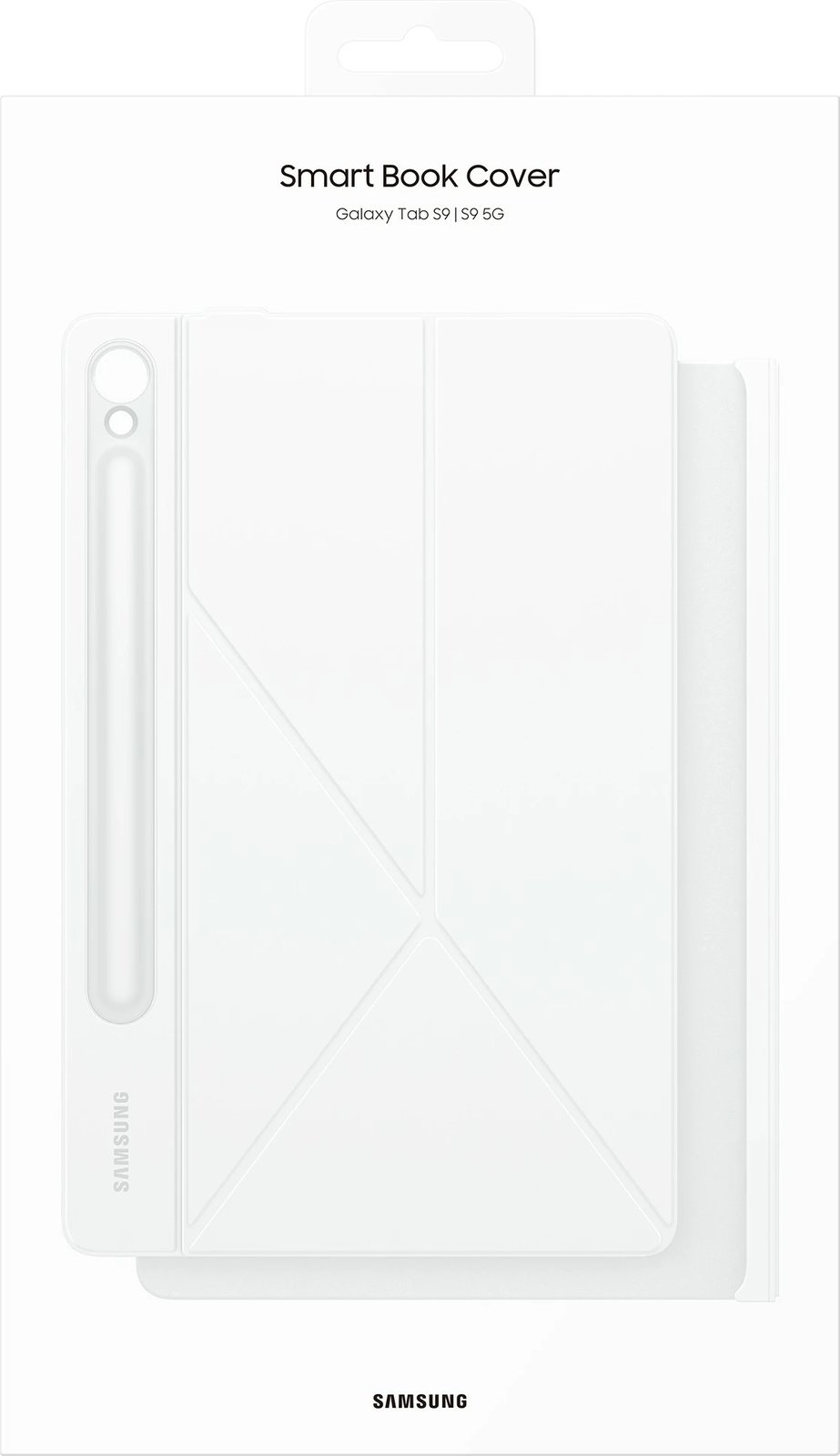 Mbështjellës folio Samsung Galaxy Tab S9, 27.9 cm (11"), i bardhë