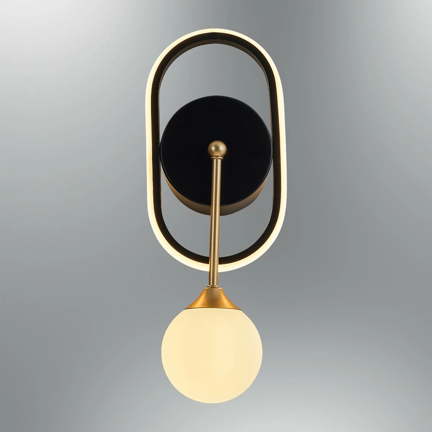 Llambë muri Opviq, L1141, e zezë