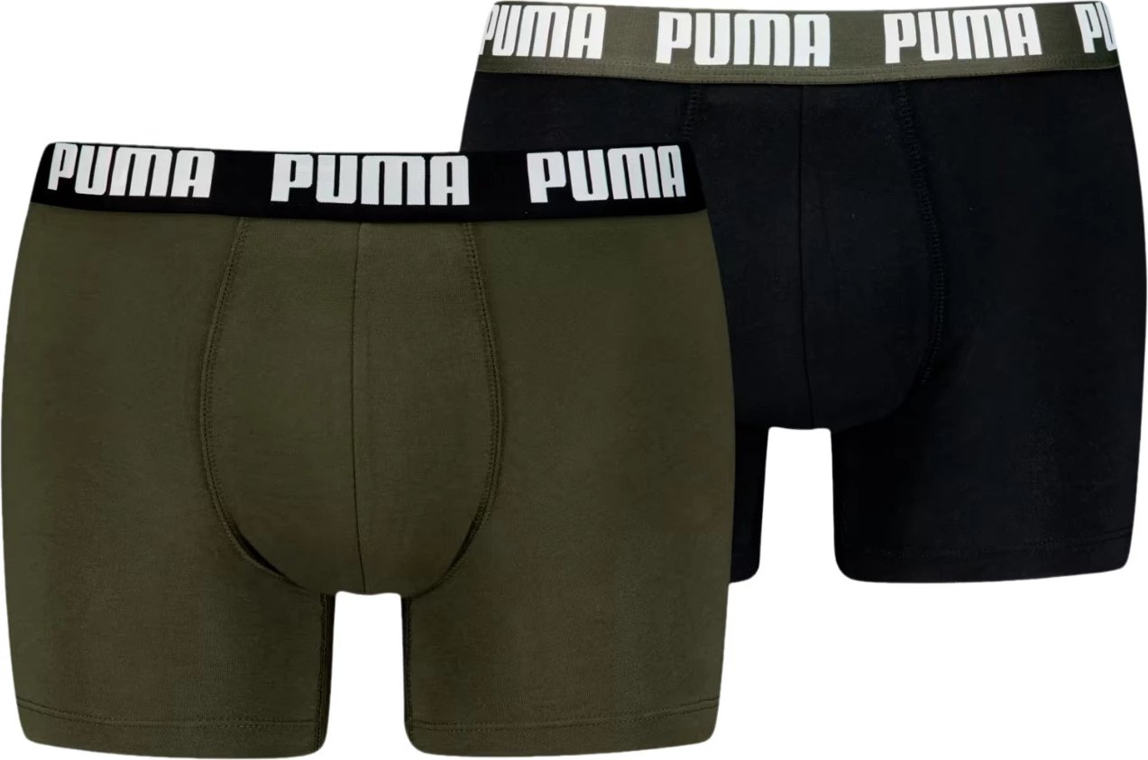 Të brendshme për meshkuj Puma, të gjelbra dhe të zeza