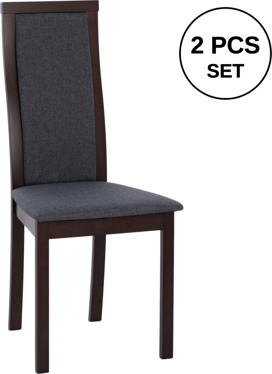 Karrige dru ahu, ngjyrë arre, FH9257.01, 45x55x100 cm, set prej 2 copë