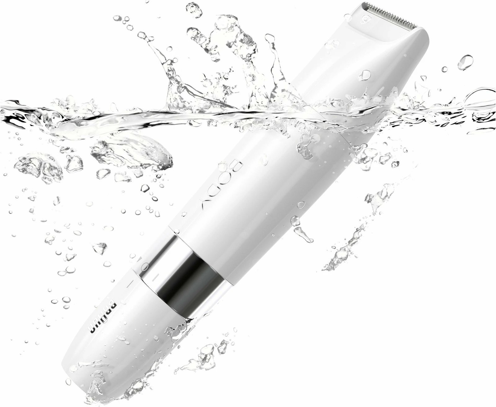 Trimmer trupit Braun BS1000 mini, i bardhë/krom, Wet & Dry