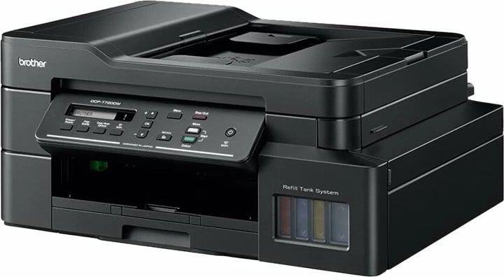 Printer multifunksional Brother DCPT720DWYJ1 me tank boje, Wi-Fi, i zi