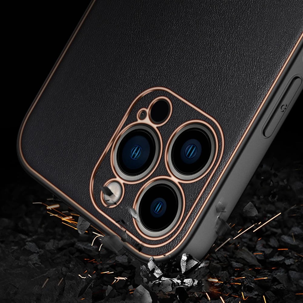 Mbështjellës Dux Ducis Yolo për iPhone 13 Pro, TPU+PU lëkurë, Kuq
