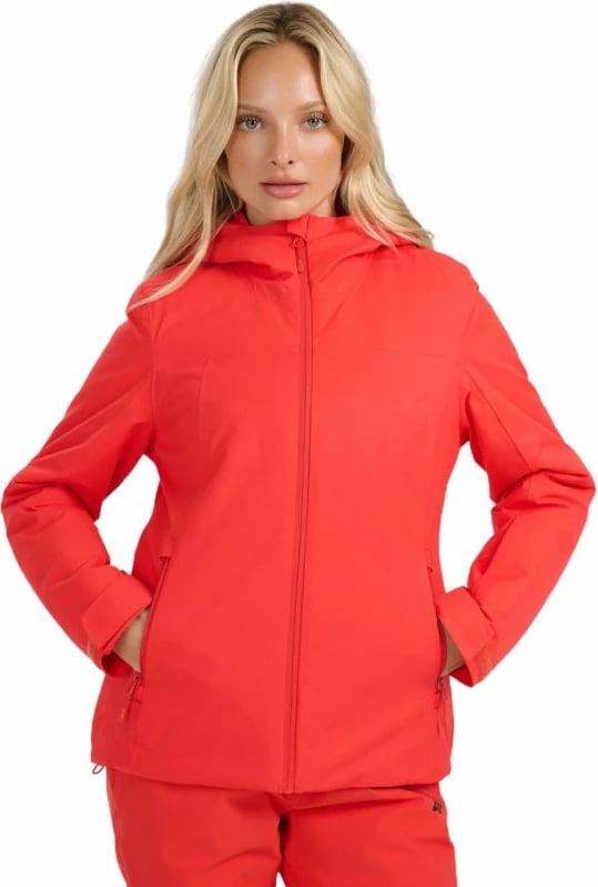Jakne skijimi për femra 4F, e kuqe