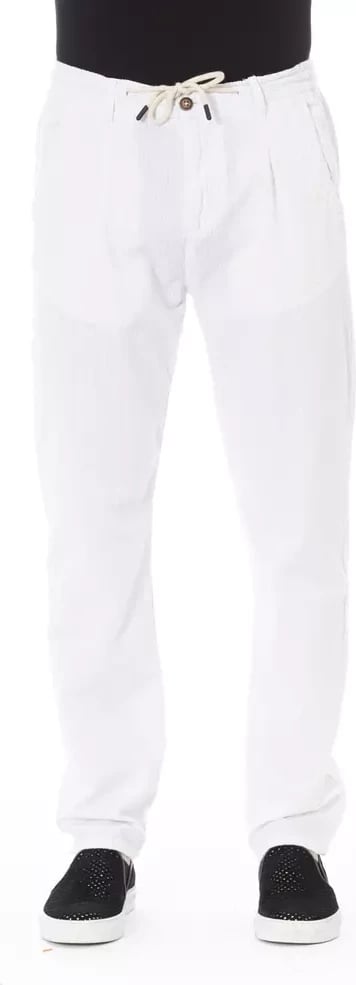 Pantallona për meshkuj Baldinini Trend, të bardha