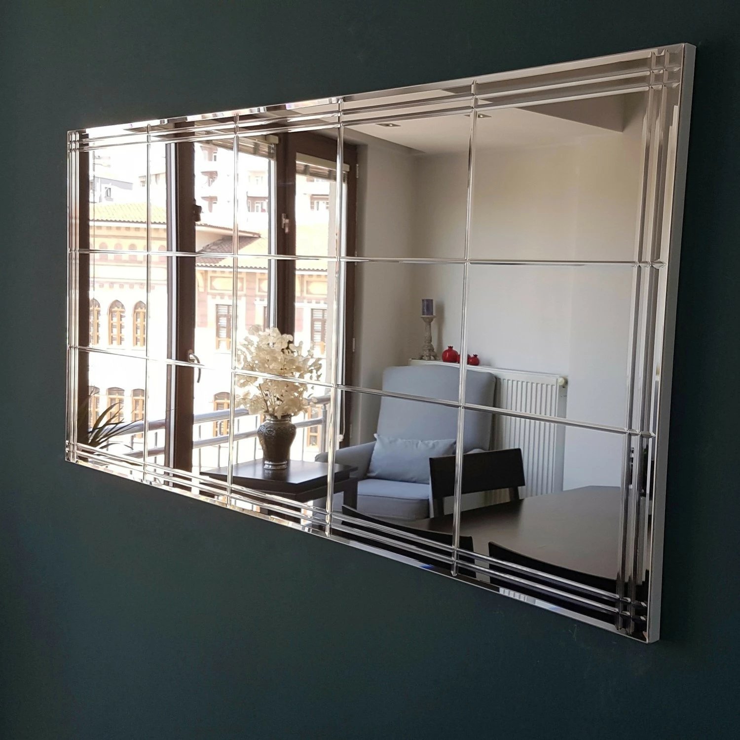 Pasqyrë Hanah Home, bronzi, NSTLA308y, 130x62cm