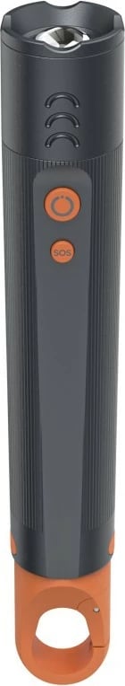 Elektrik dore Hama FLX600 600 lm rreze 250 m IP44 fokus i rregullueshëm 4 modalitete SOS me bateri AAA e zezë