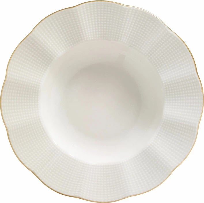 Set darke 24 pjesësh Hermia, krem dhe ar, MLN24Y2694R520