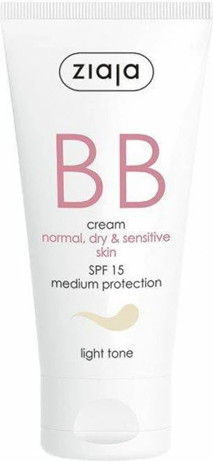 BB krem Ziaja për lëkurë normale, të thatë e të ndjeshme SPF15 ngjyrë natyrale 50ml